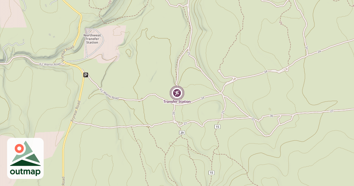 Map of Transfer Station