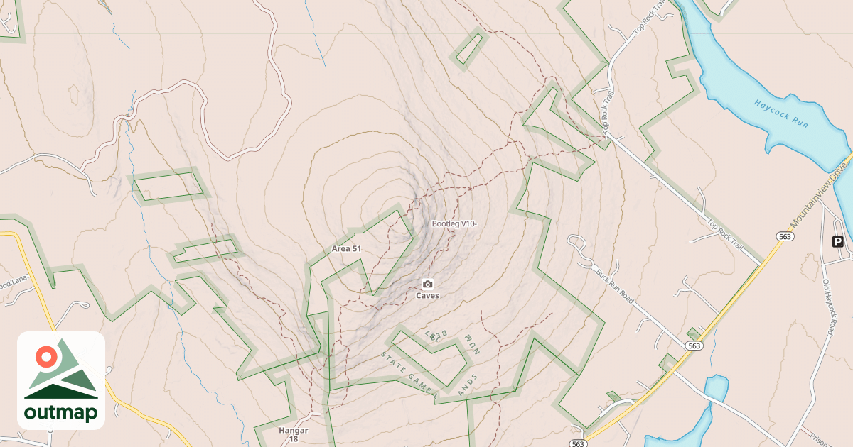 Map of Bootleg