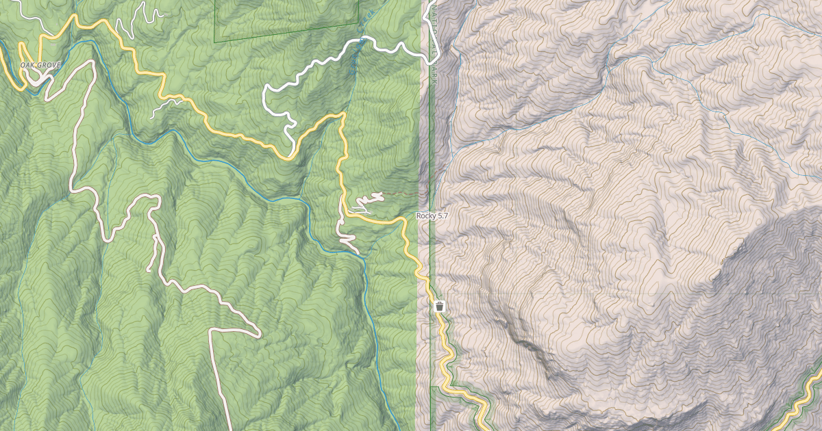 Map preview of Rocky