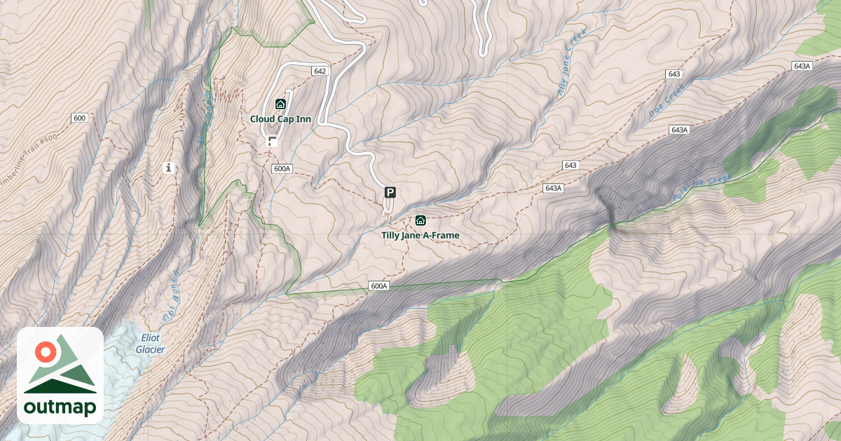Map of Tilly Jane A-Frame