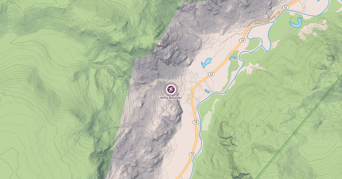 Map preview of Willy Boulder