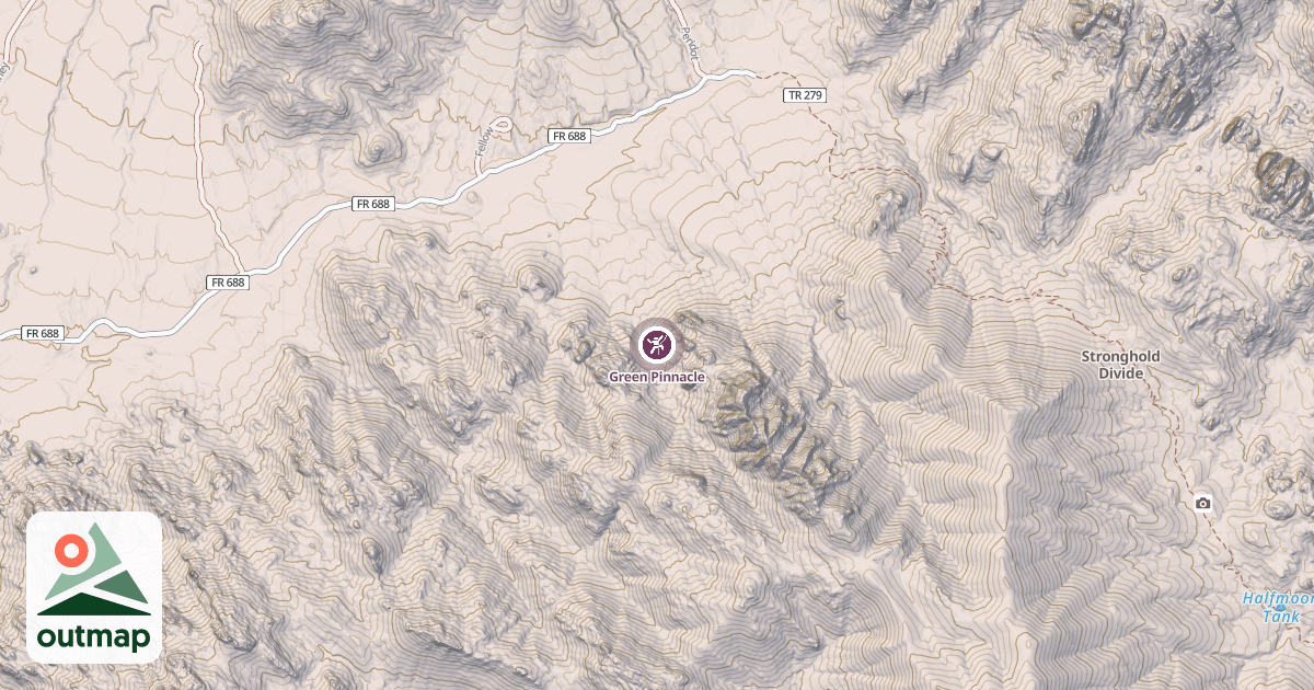 Map of Green Pinnacle