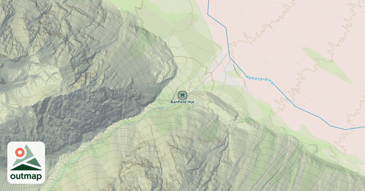 Map of Banfield Hut