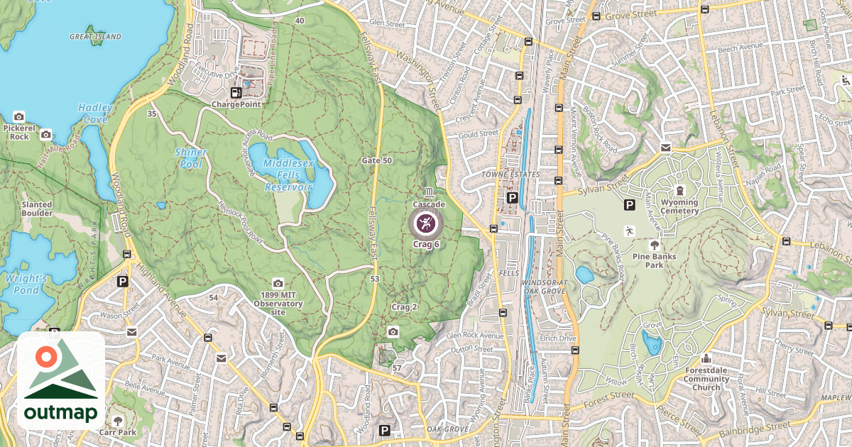 Map of Crag 6
