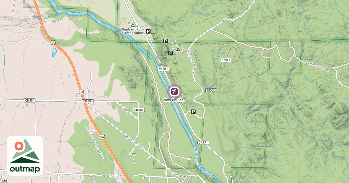 Map of Vow Boulder