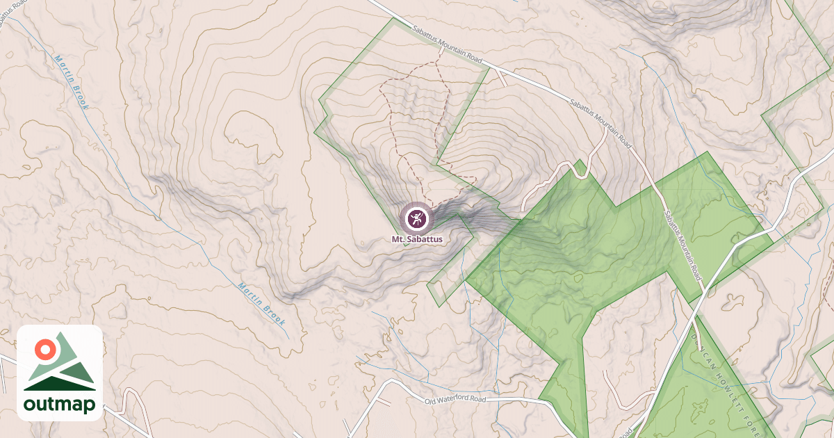 Map of Mt. Sabattus