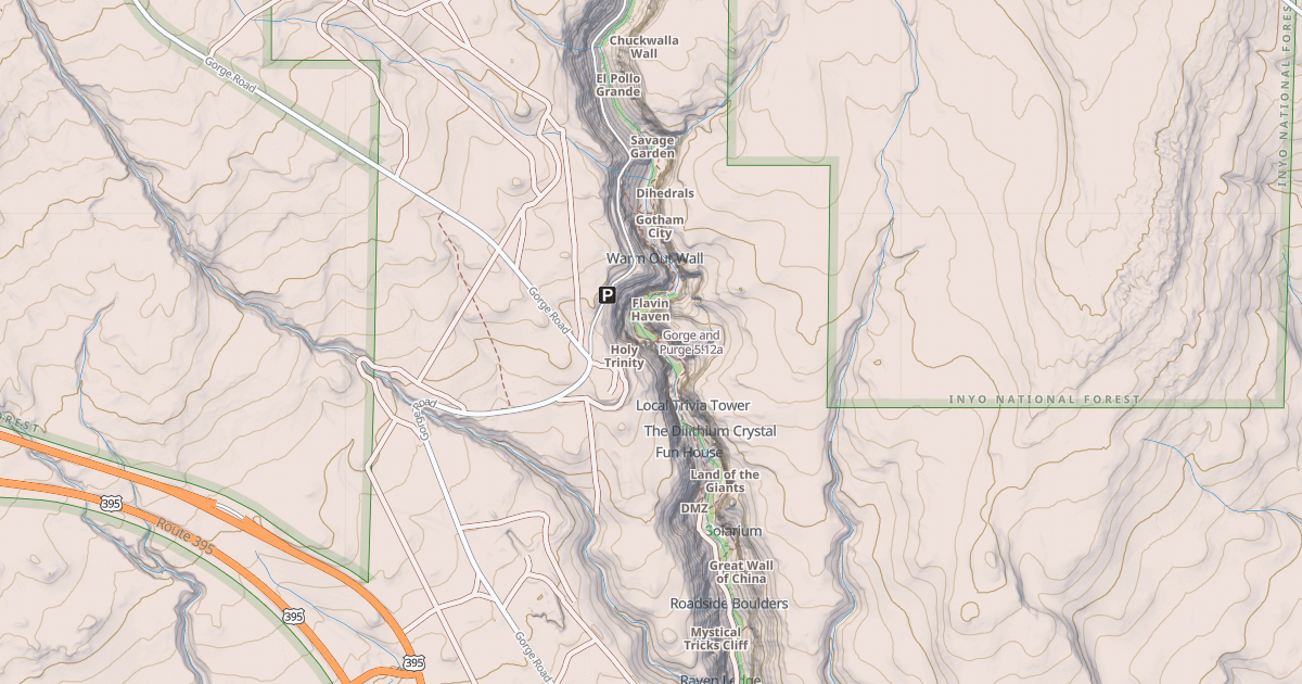 Map preview of Gorge and Purge