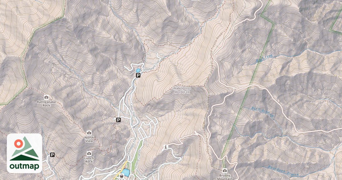 Map of Walking into Mordor