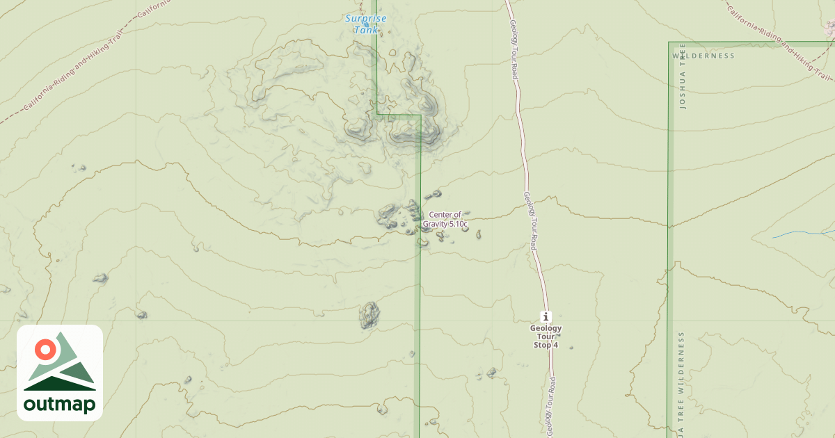 Map of Center of Gravity