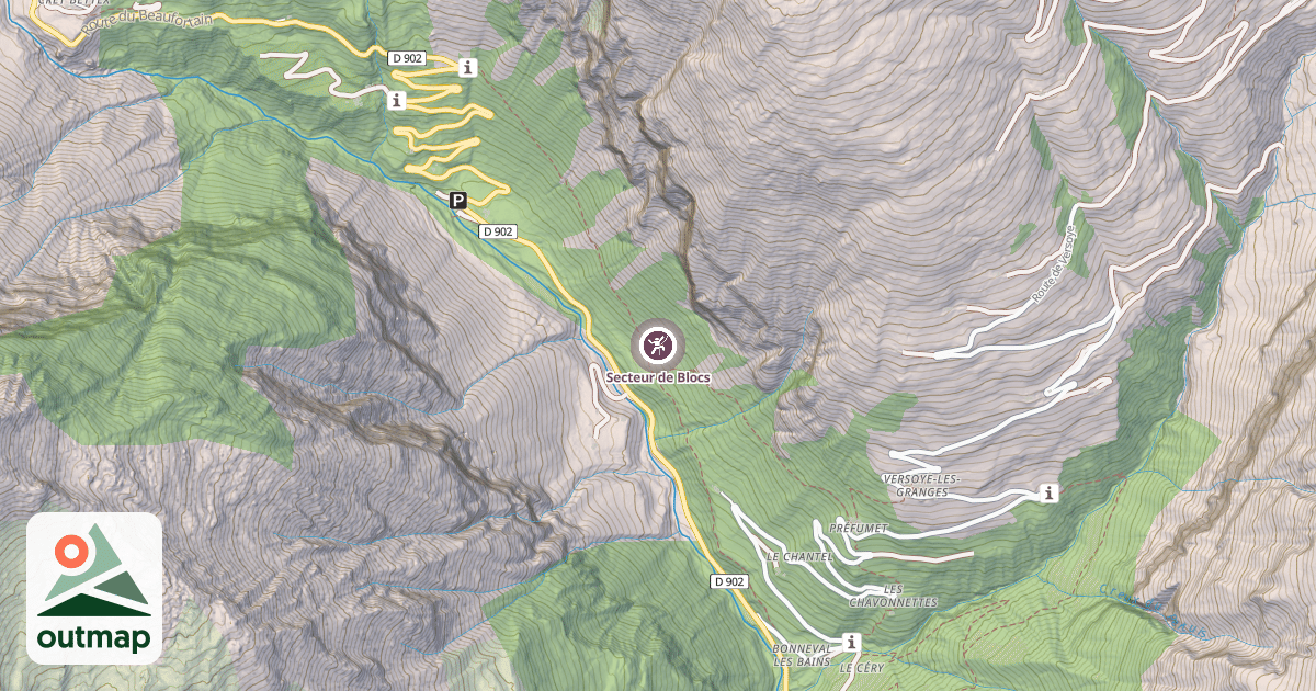 Map of Secteur de Blocs
