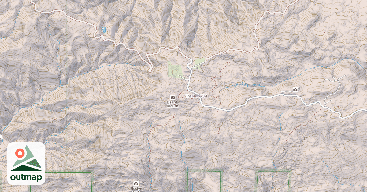Map of The knob