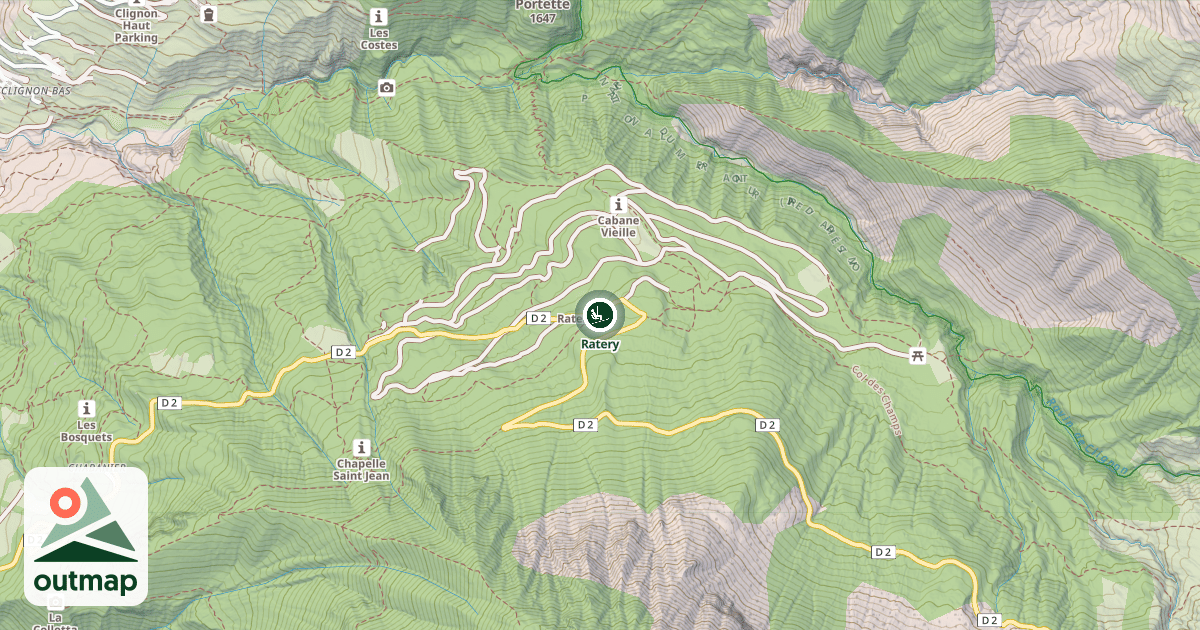 Map of Ratery