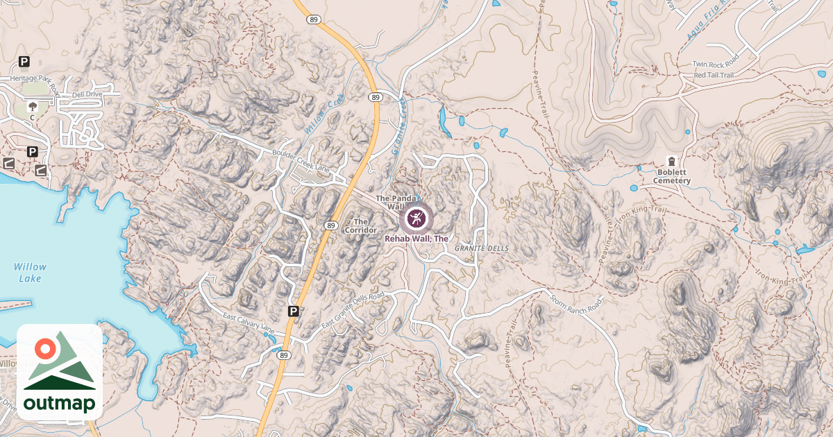 Map of Rehab Wall, The