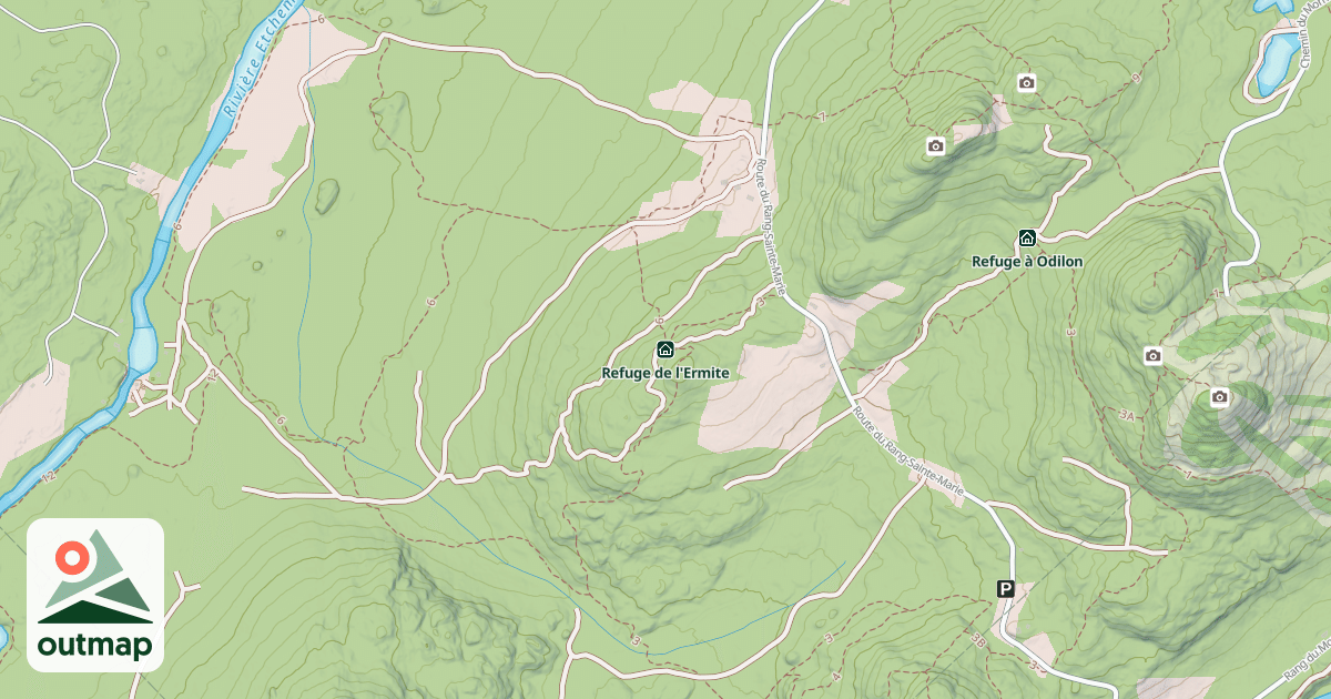 Map of Refuge de l'Ermite