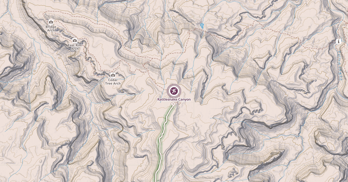 Map preview of Rattlesnake Canyon