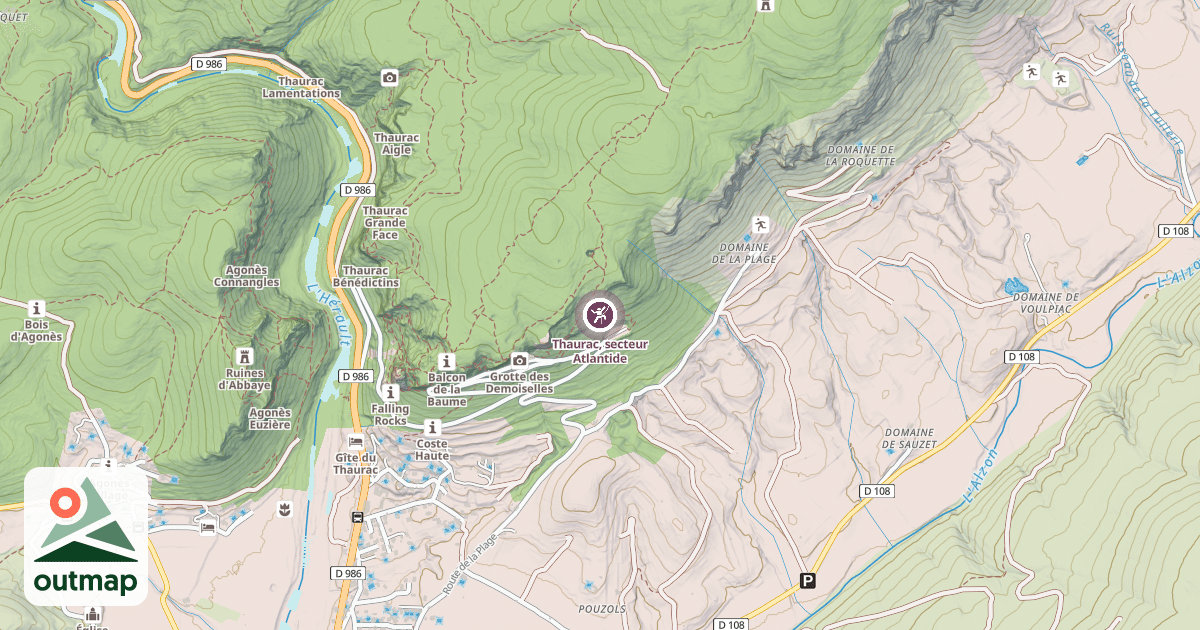 Map of Thaurac, secteur Atlantide