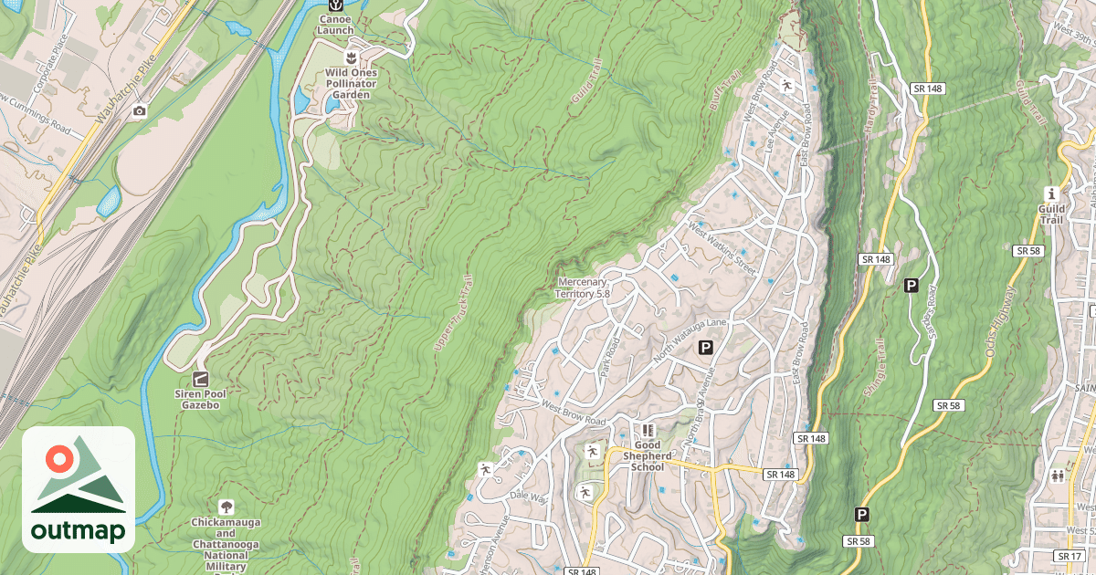 Map of Mercenary Territory