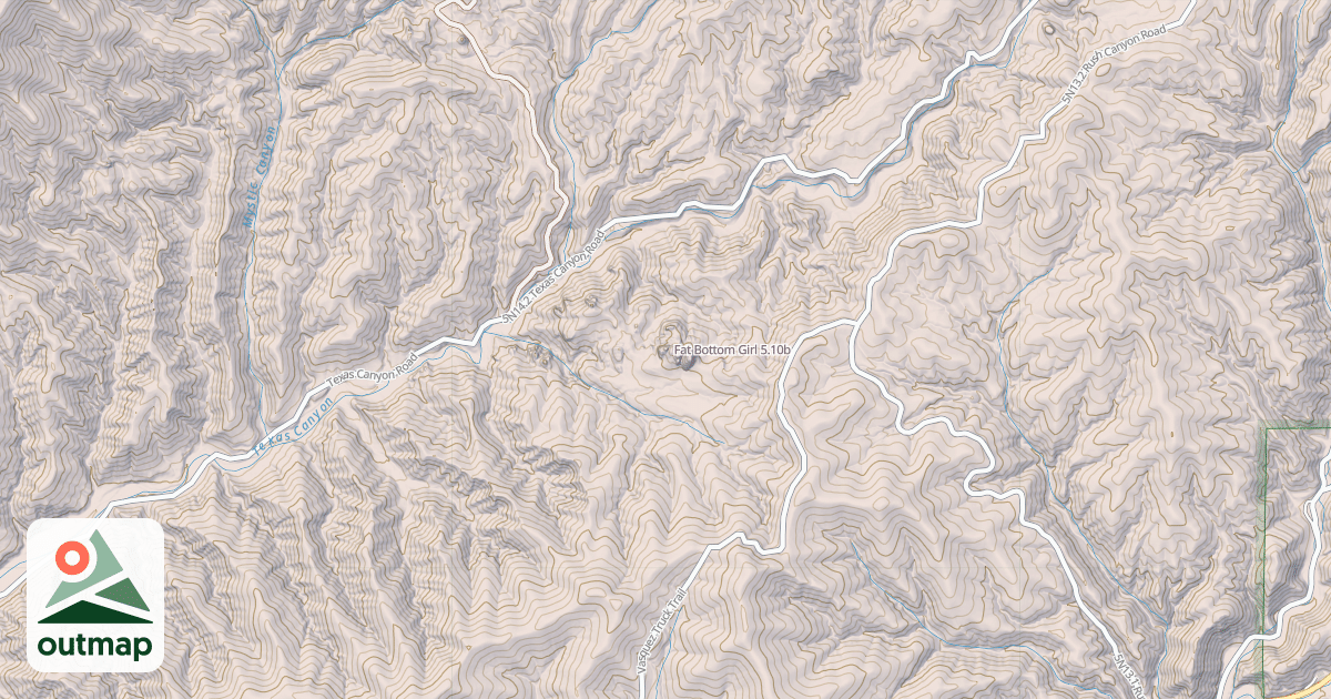 Map of Fat Bottom Girl