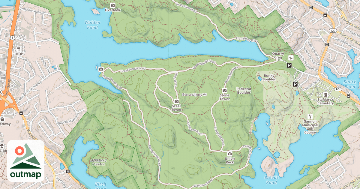 Map of Ben and Jerry