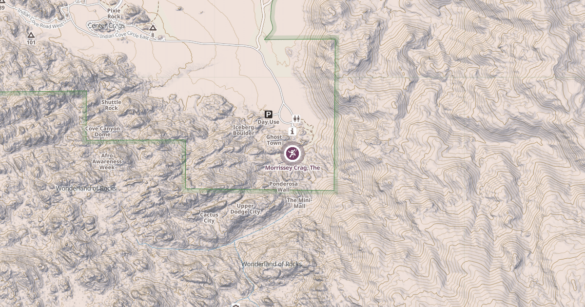 Map preview of Morrissey Crag, The