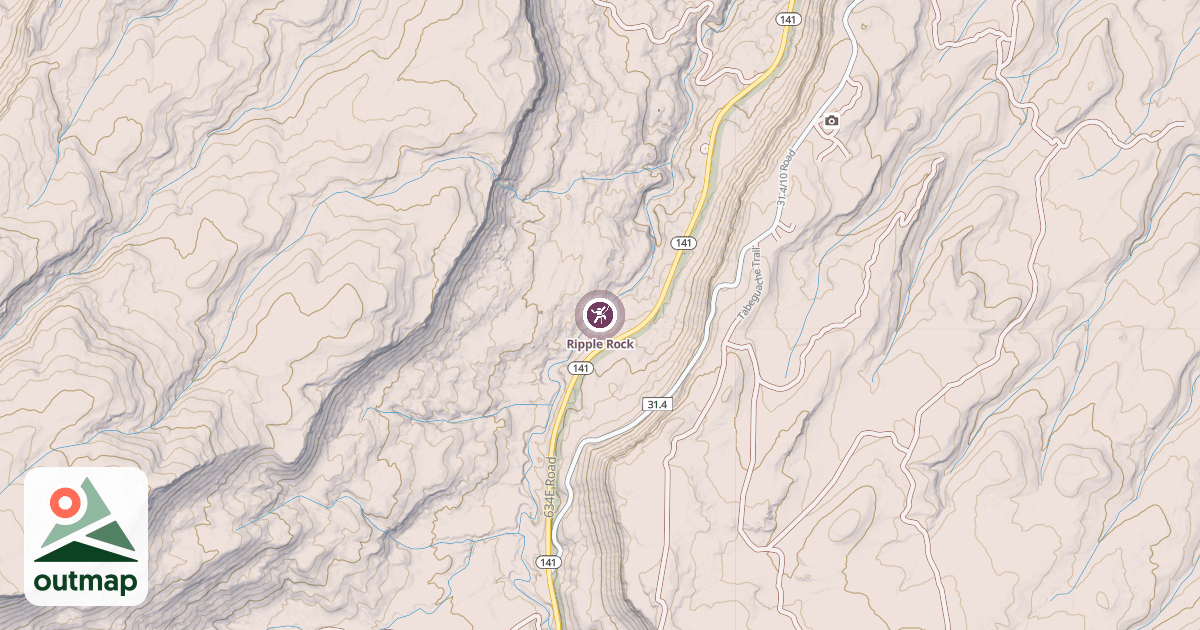 Map of Ripple Rock