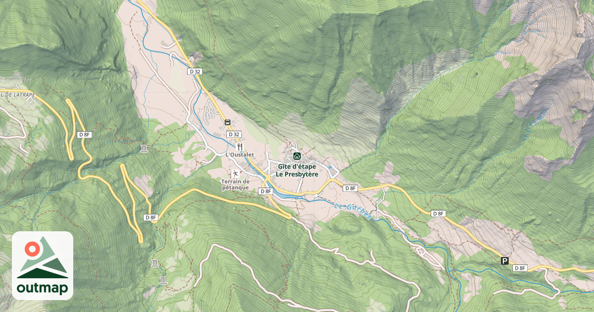 Map of Gîte d'étape Le Presbytère