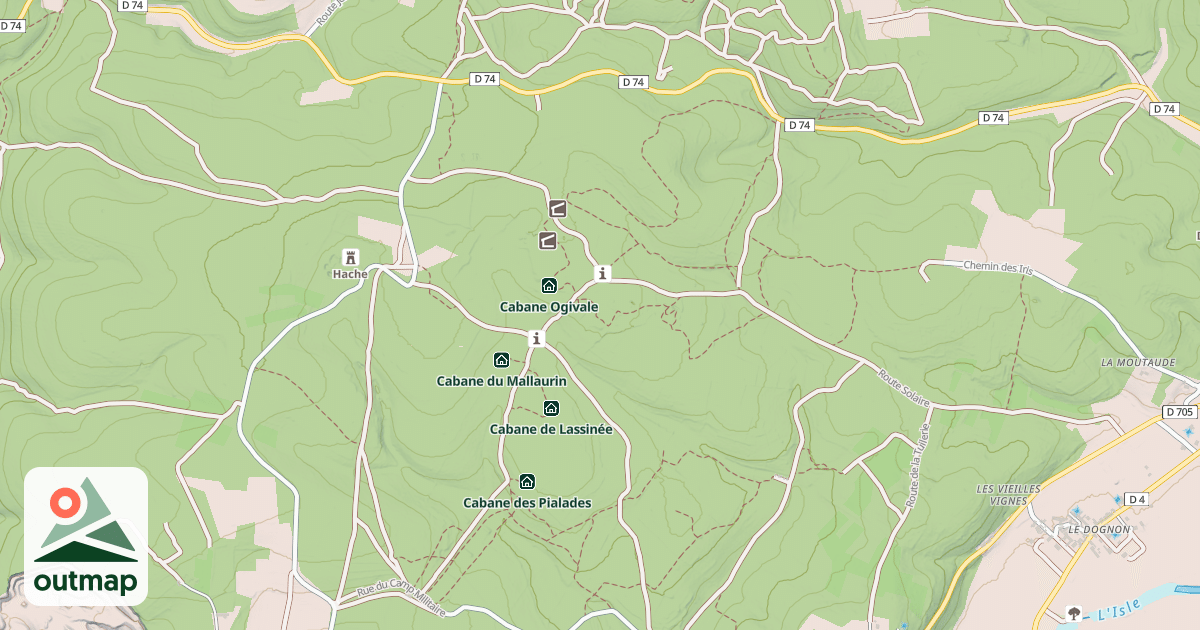 Map of Cabane de la Dardinelle
