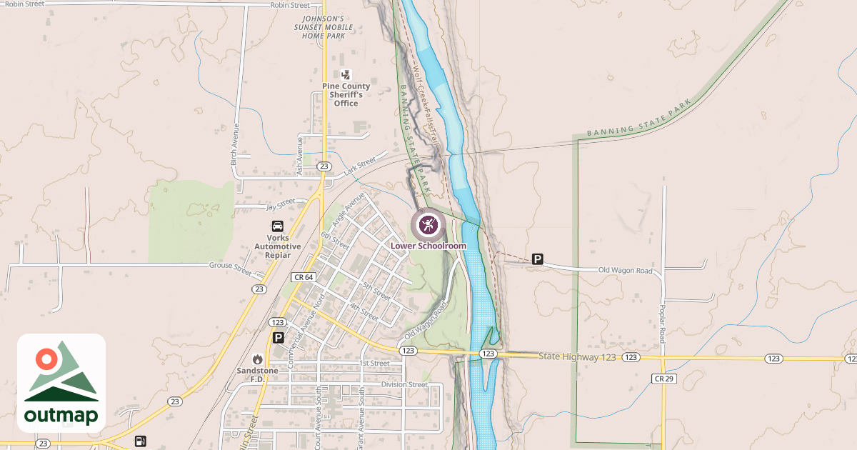 Map of Lower Schoolroom