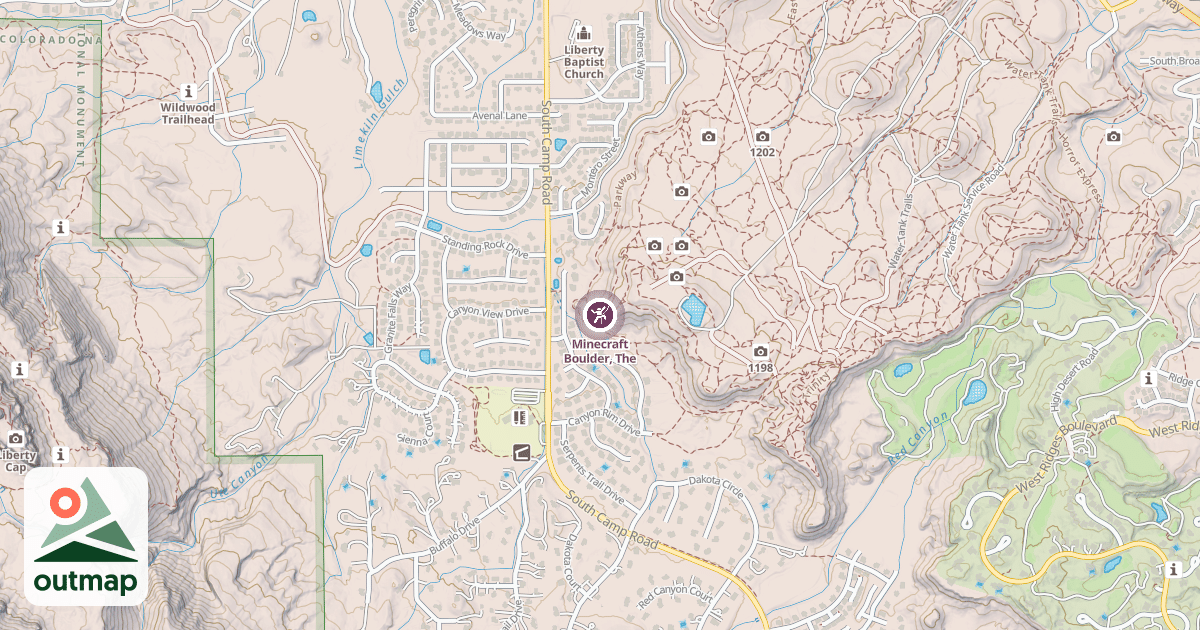 Map of Minecraft Boulder, The