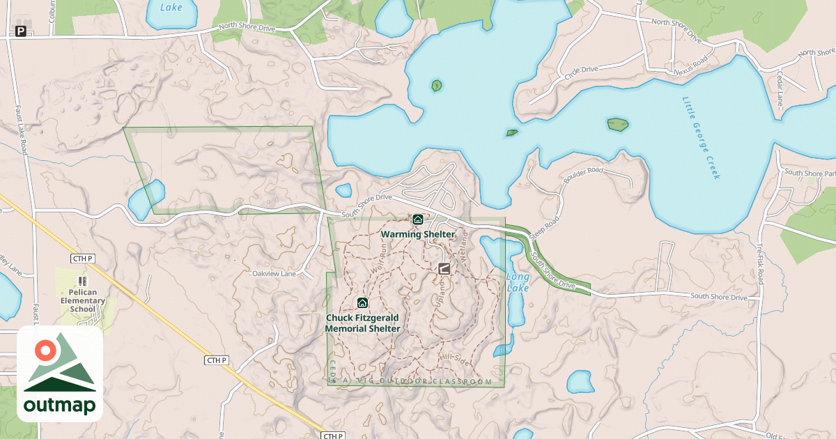 Map of Warming Shelter