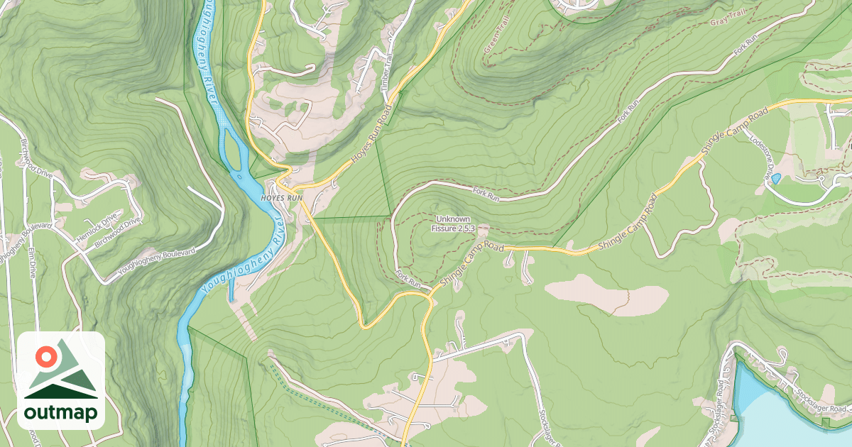 Map of Unknown Fissure 2