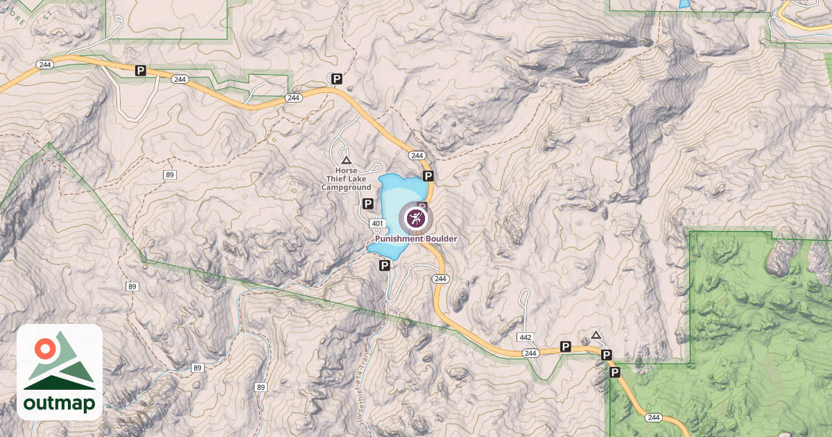 Map of Punishment Boulder