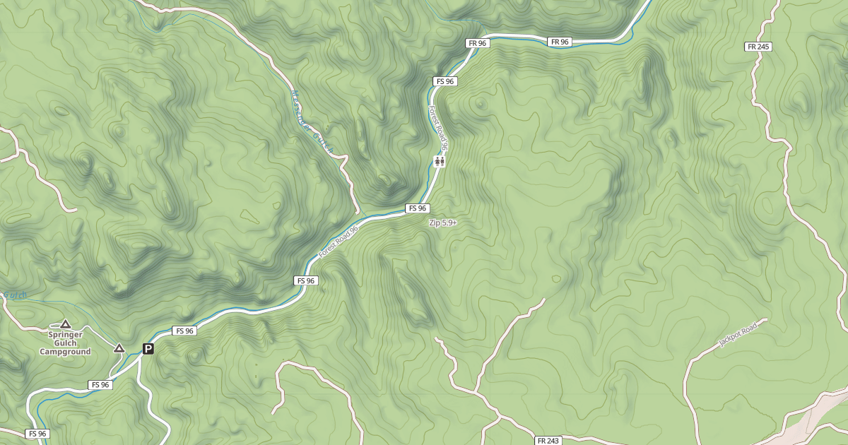 Map preview of Zip