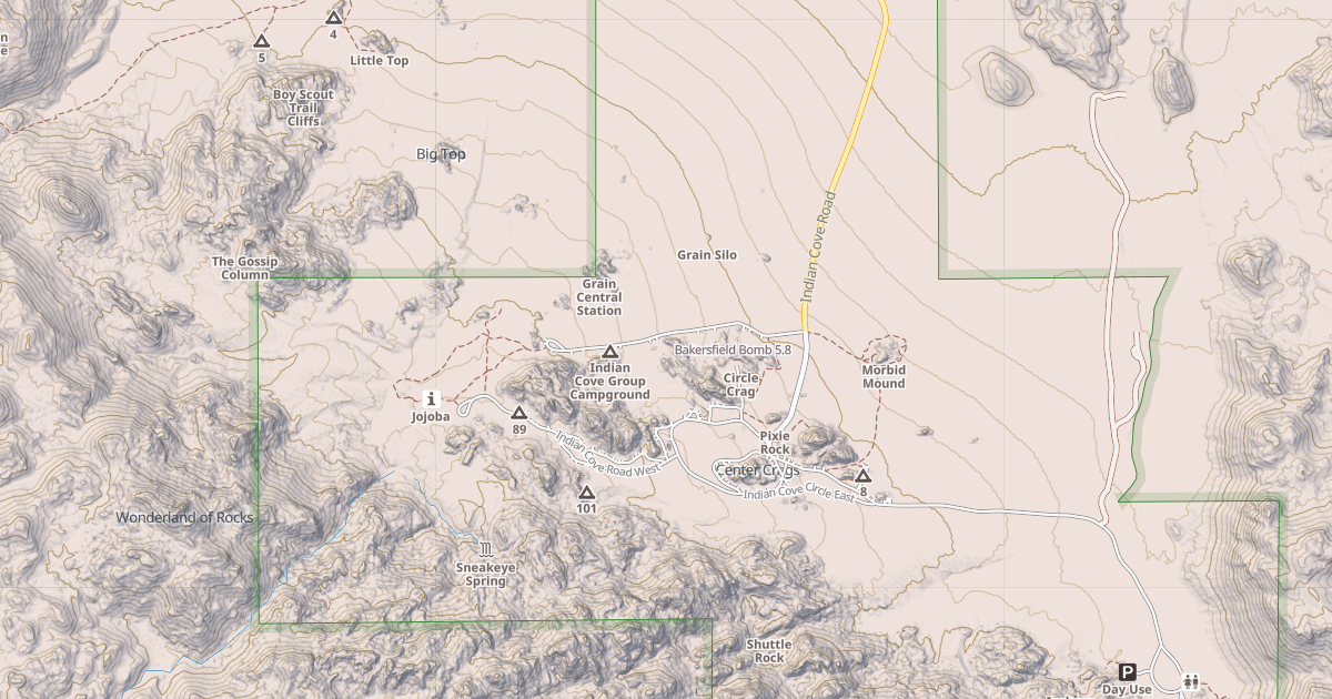 Map preview of Bakersfield Bomb