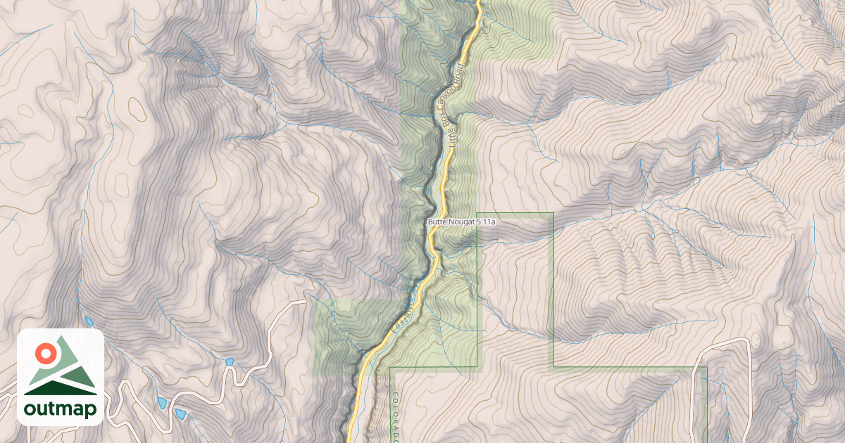Map of Butte Nougat