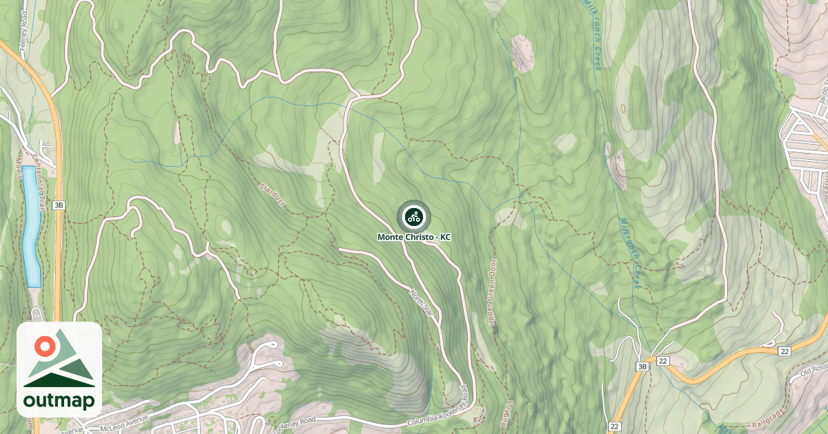 Map of Monte Christo - KC