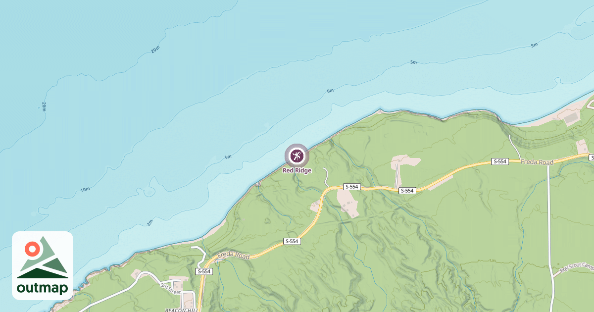Map of Red Ridge