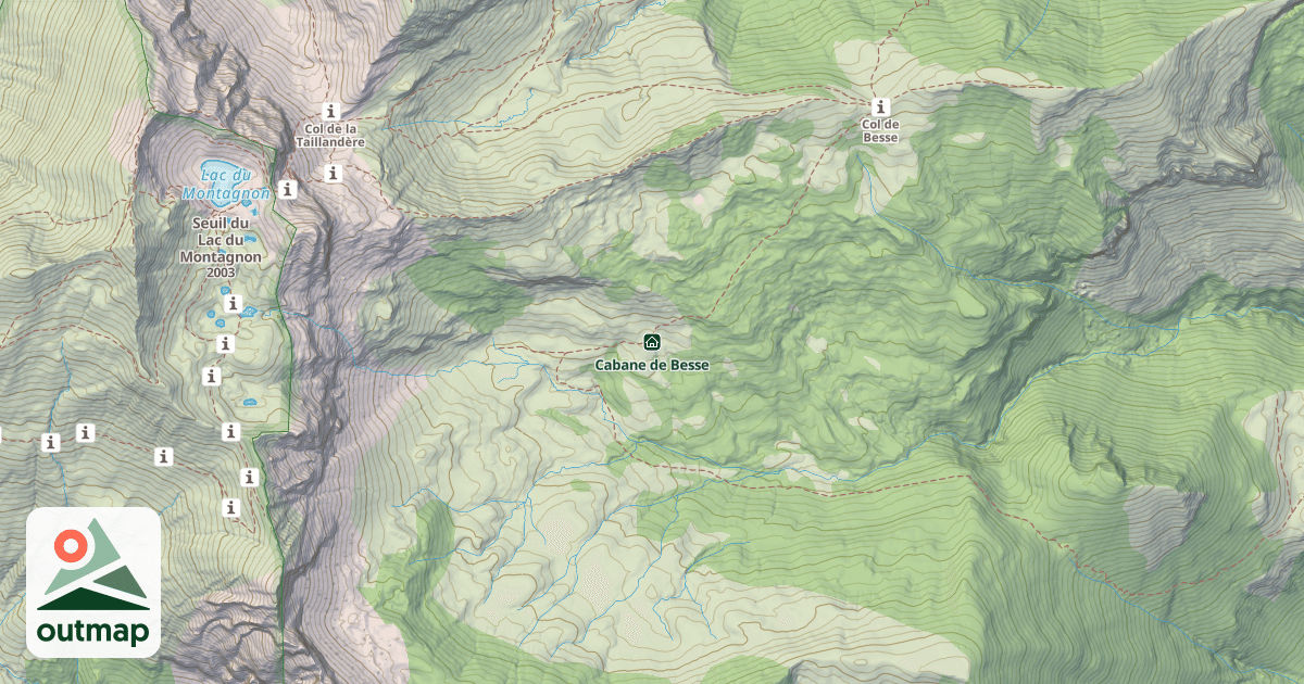 Map of Cabane de Bresse