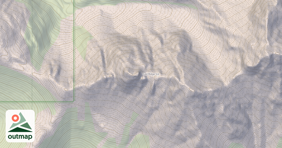 Map of East Ridge