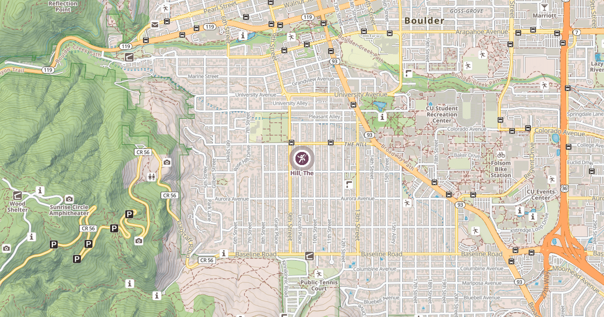 Map preview of Hill, The