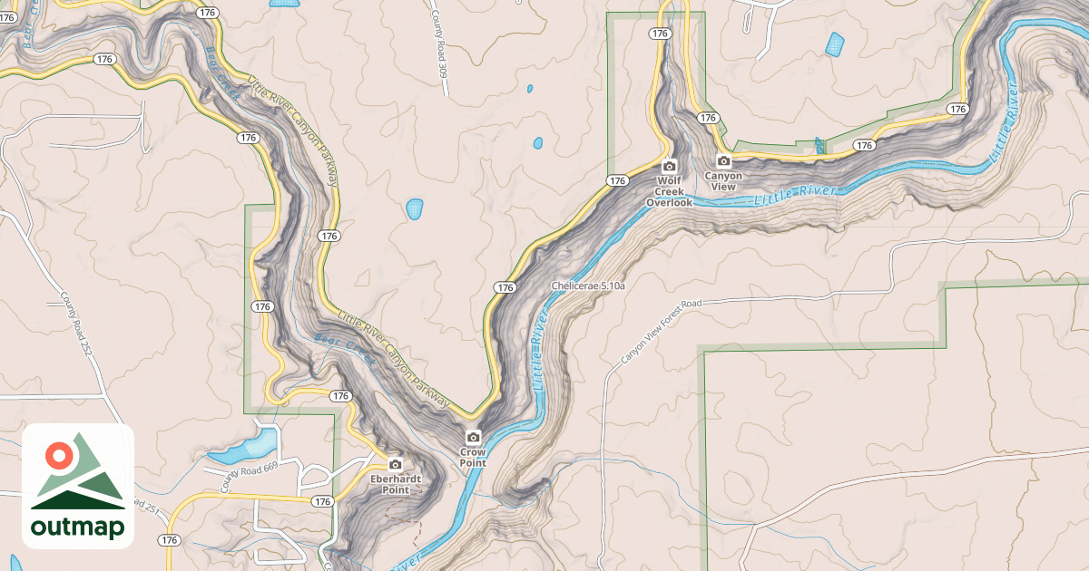 Map of Chelicerae