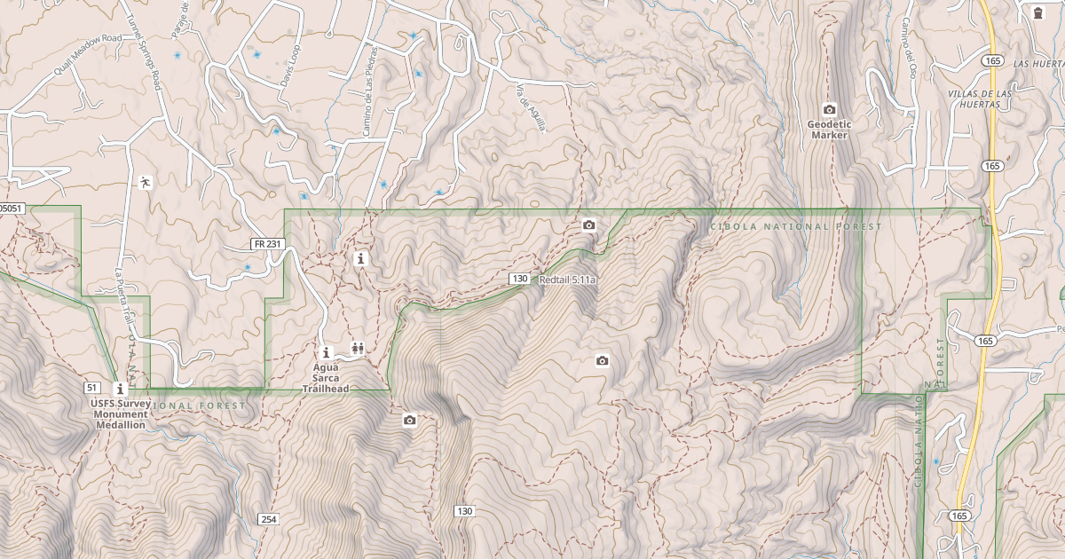 Map preview of Redtail