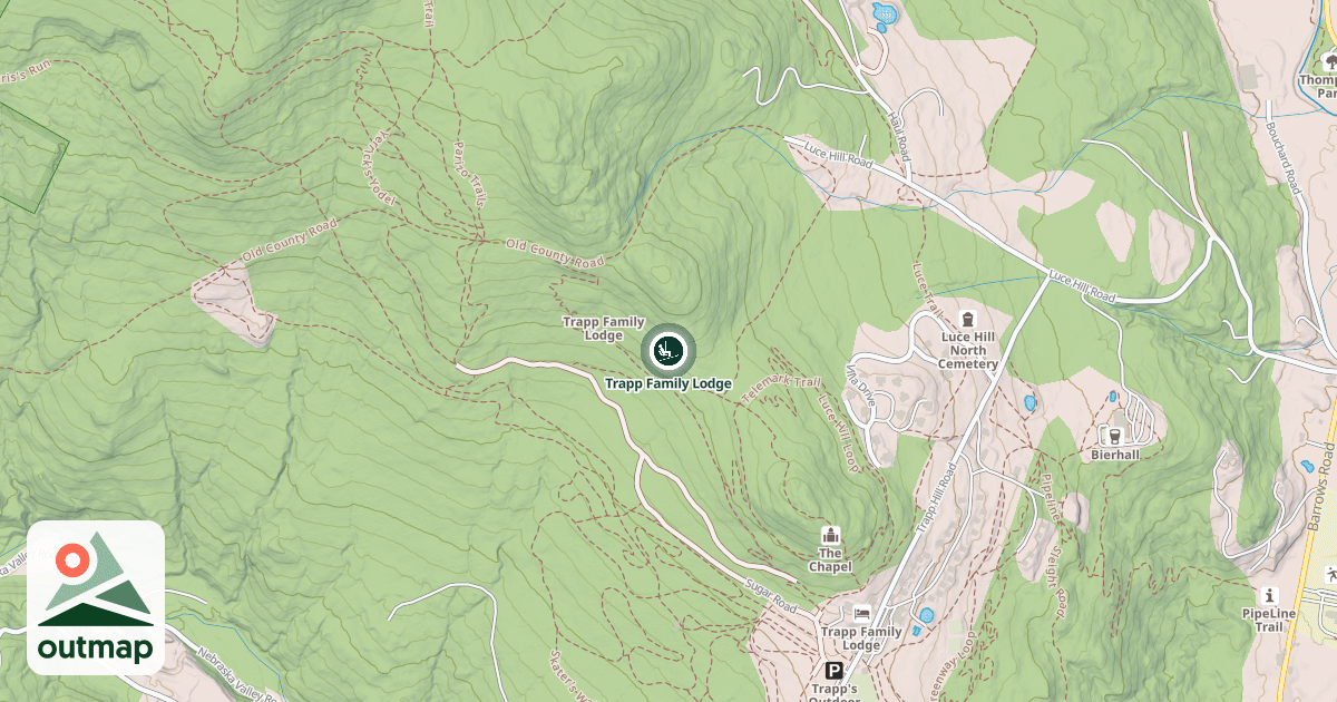 Map of Trapp Family Lodge