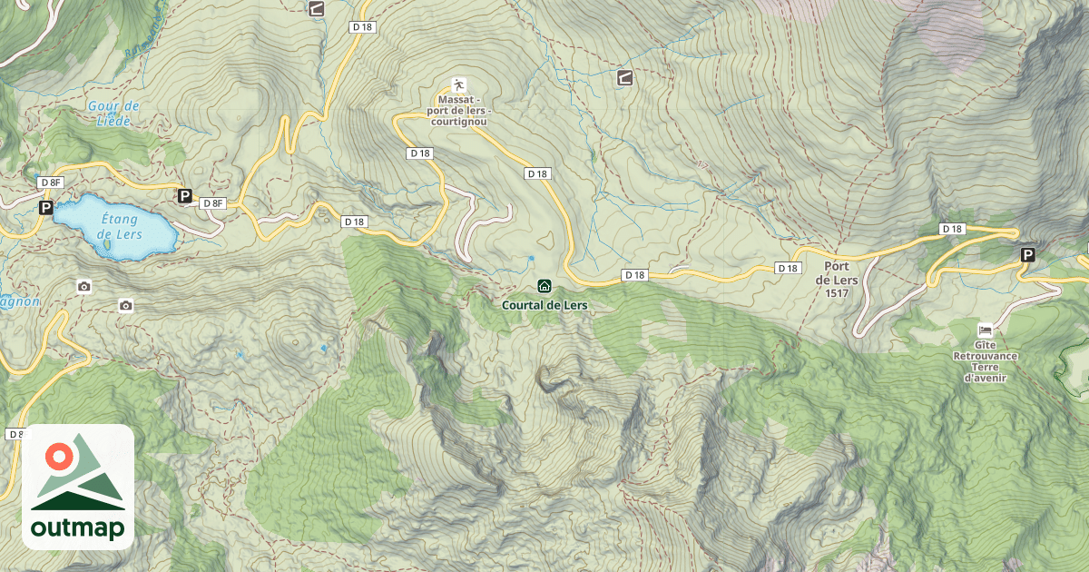 Map of Courtal de Lers