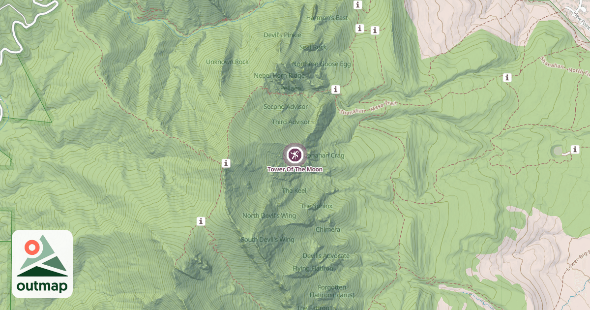 Map of Tower Of The Moon