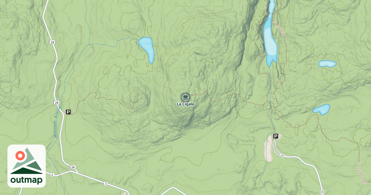 Map of La Cigale
