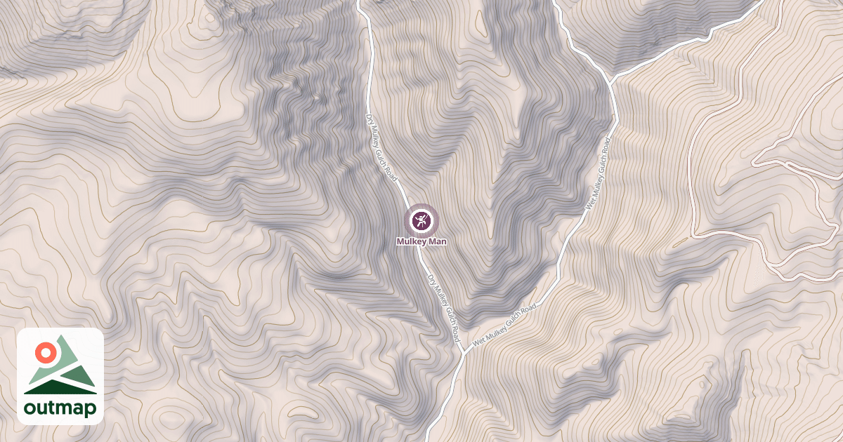 Map of Mulkey Man