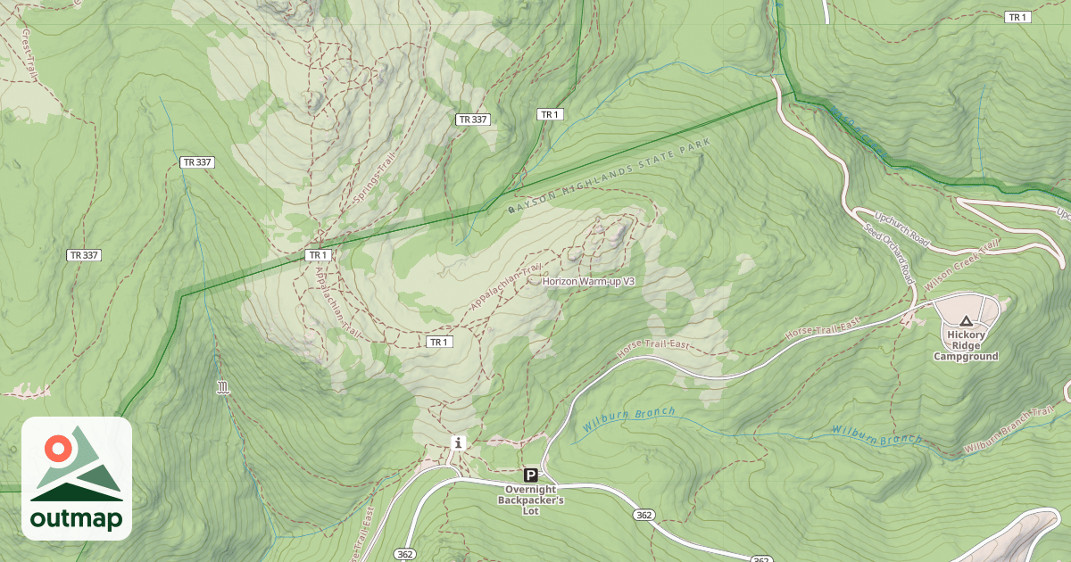 Map of Horizon Warm-up