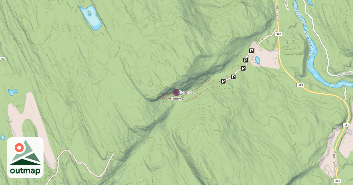 Map of Étoile noir