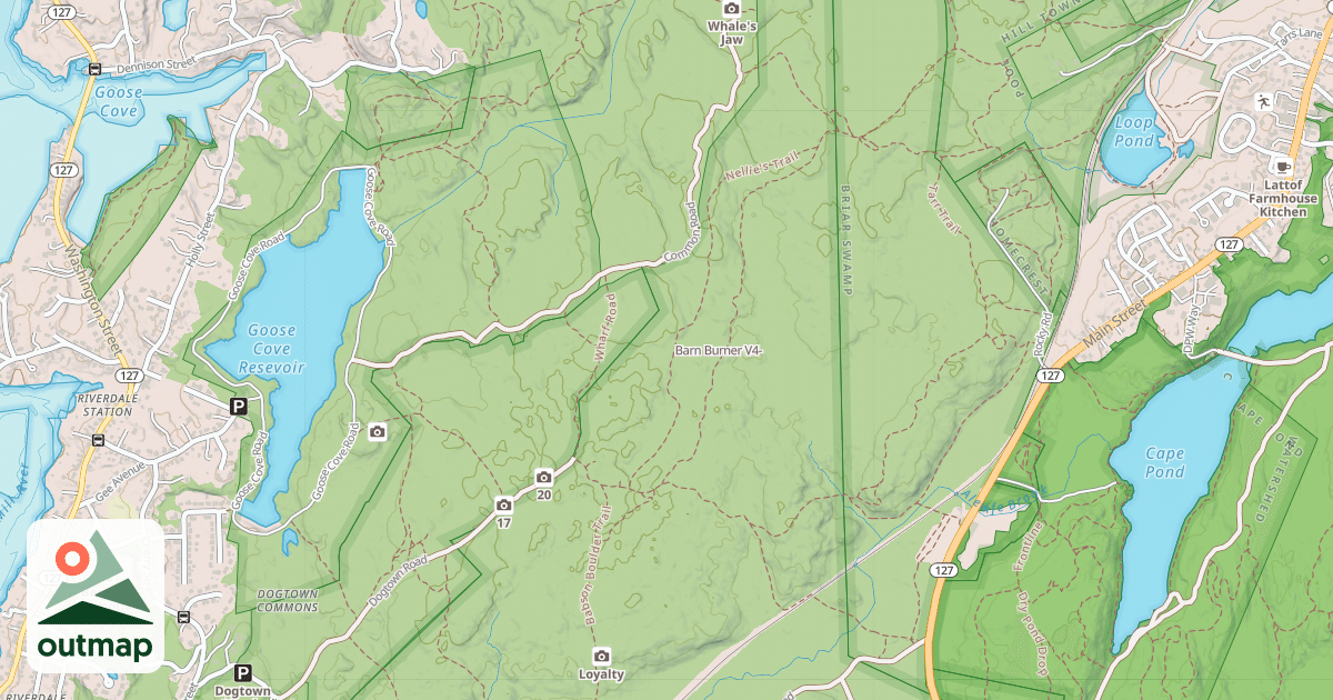 Map of Barn Burner